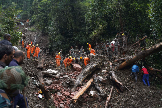 Photo of Heavy landslide in India